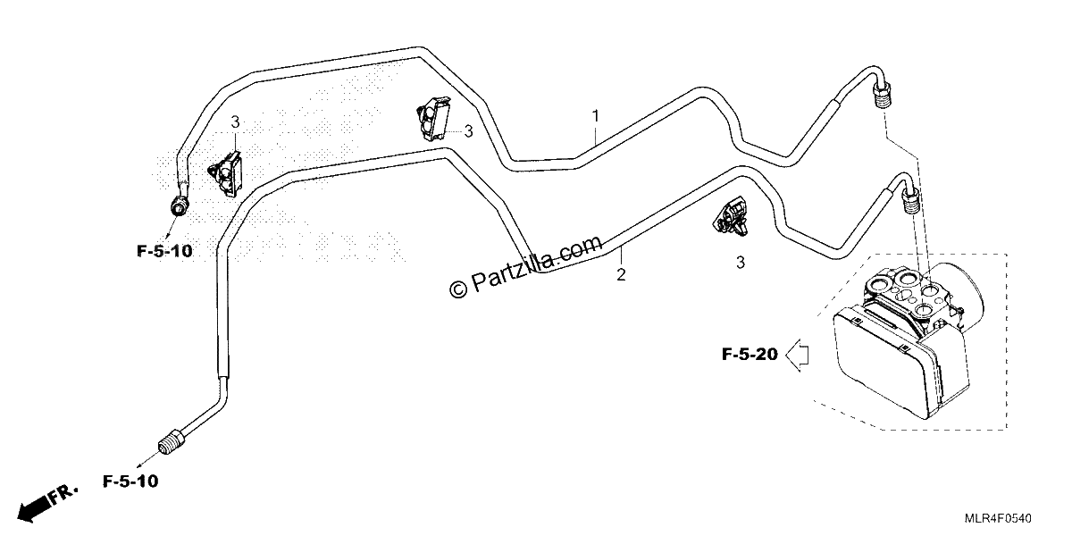 Diagrama de BRAKE PIPE
