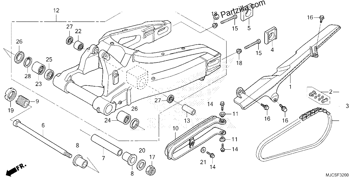 Diagrama de SWINGARM