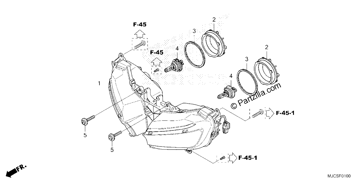 Diagrama de HEADLIGHT