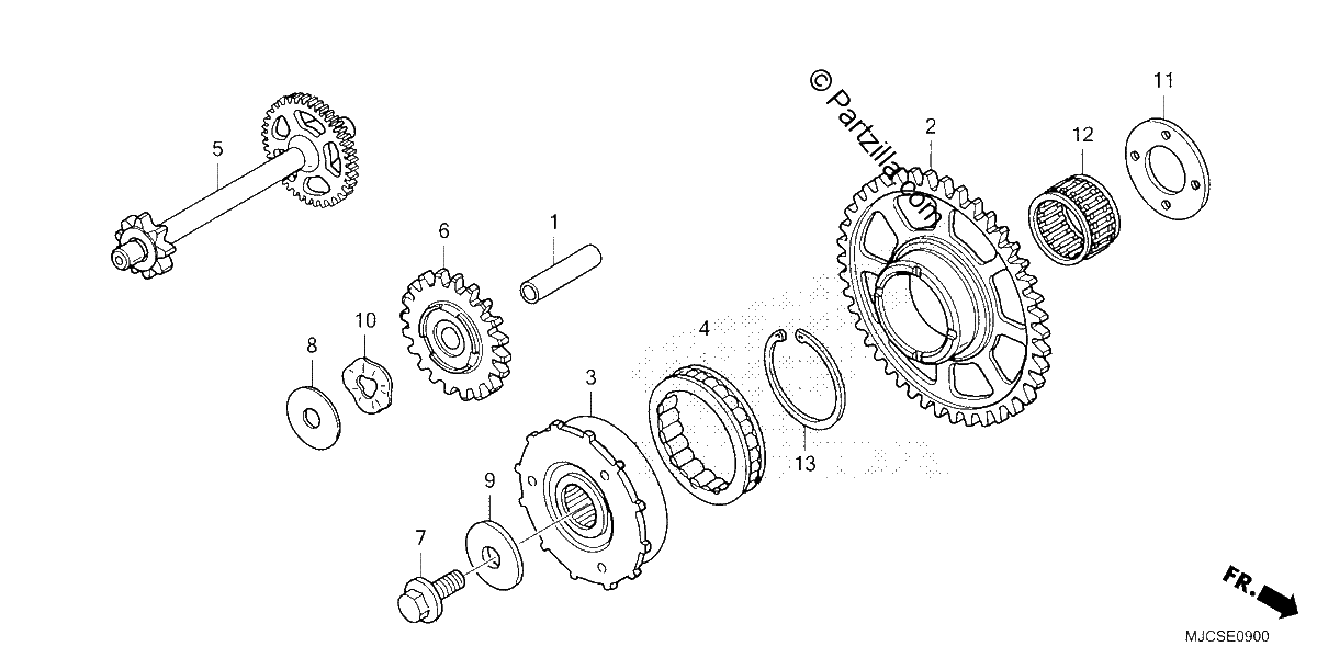 Diagrama de STARTING CLUTCH