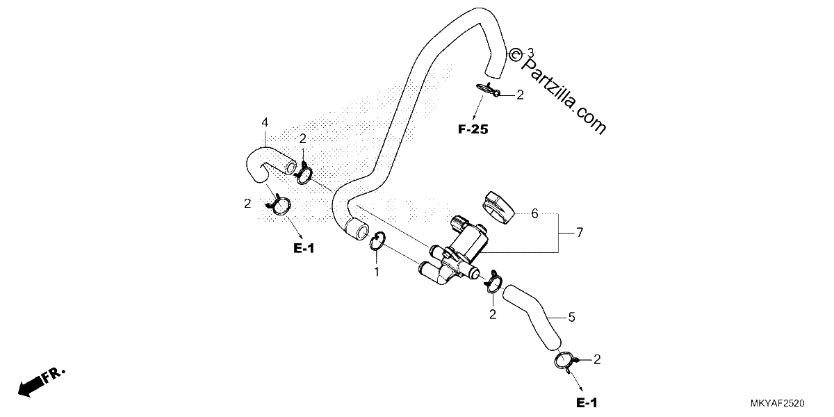 Diagrama de AIR INJECTION CONTROL VALVE
