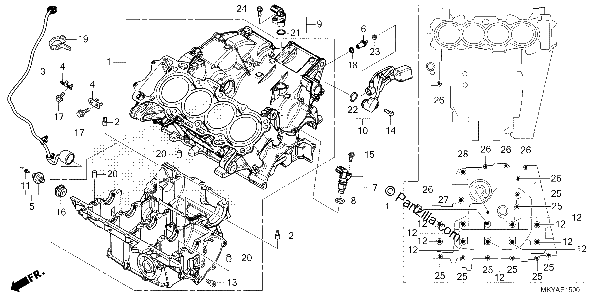 Diagrama de CRANKCASE