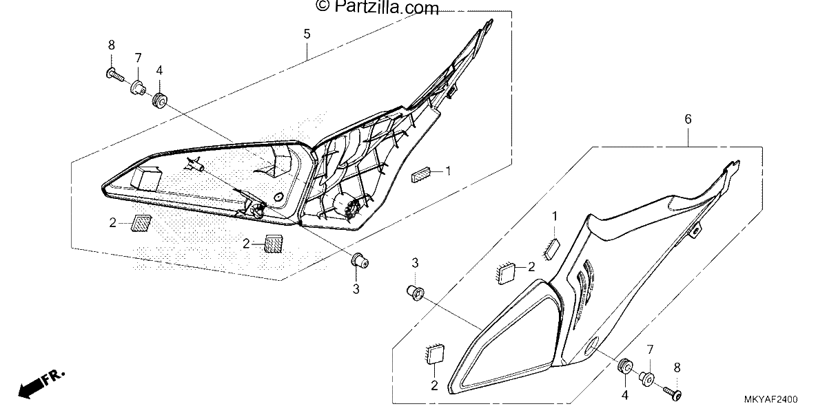Diagrama de SIDE COVER