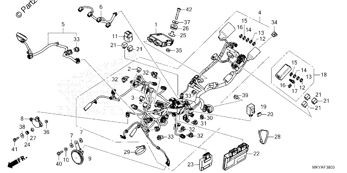 Diagrama de WIRE HARNESS