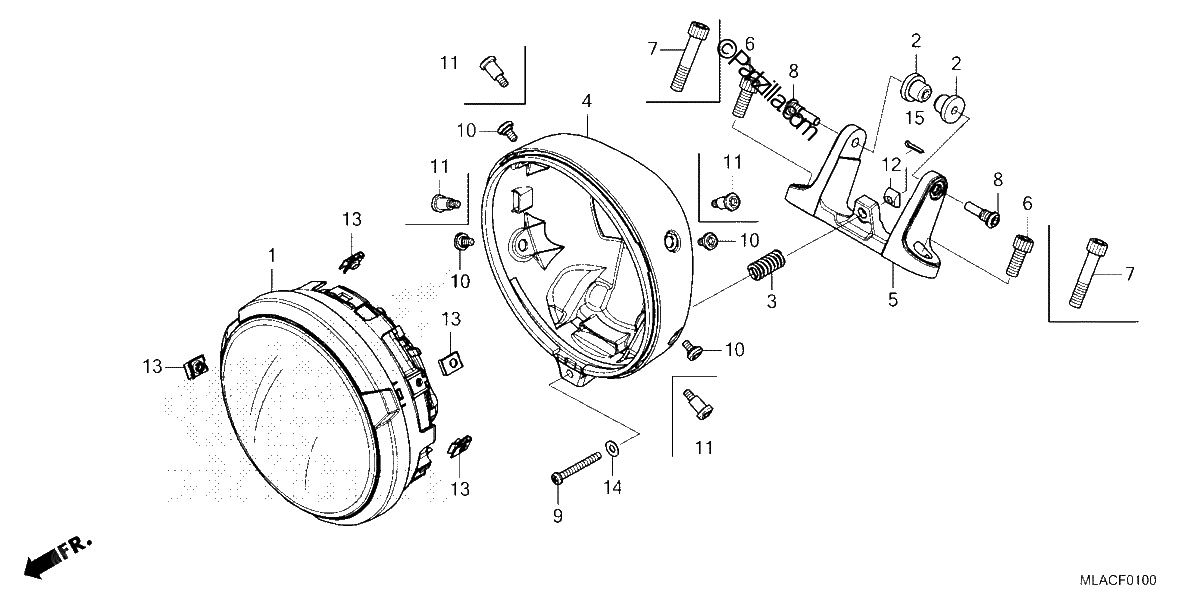 Diagrama de HEADLIGHT