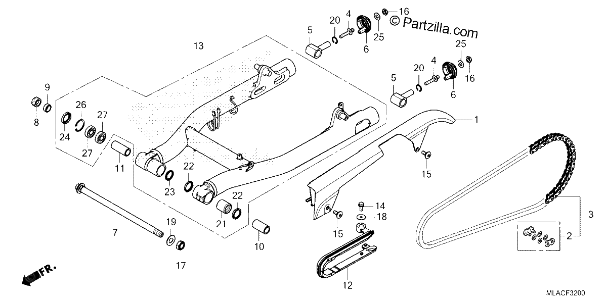 Diagrama de SWINGARM