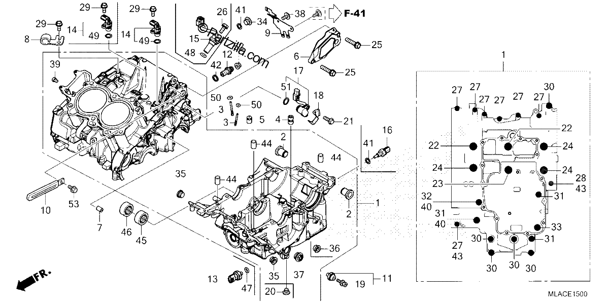 Diagrama de CRANKCASE