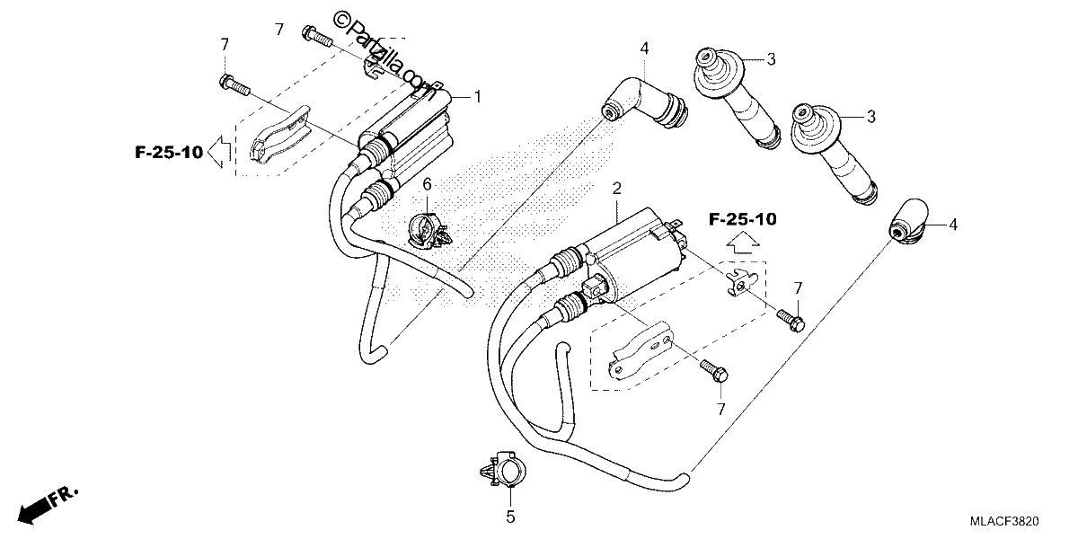 Diagrama de IGNITION COIL