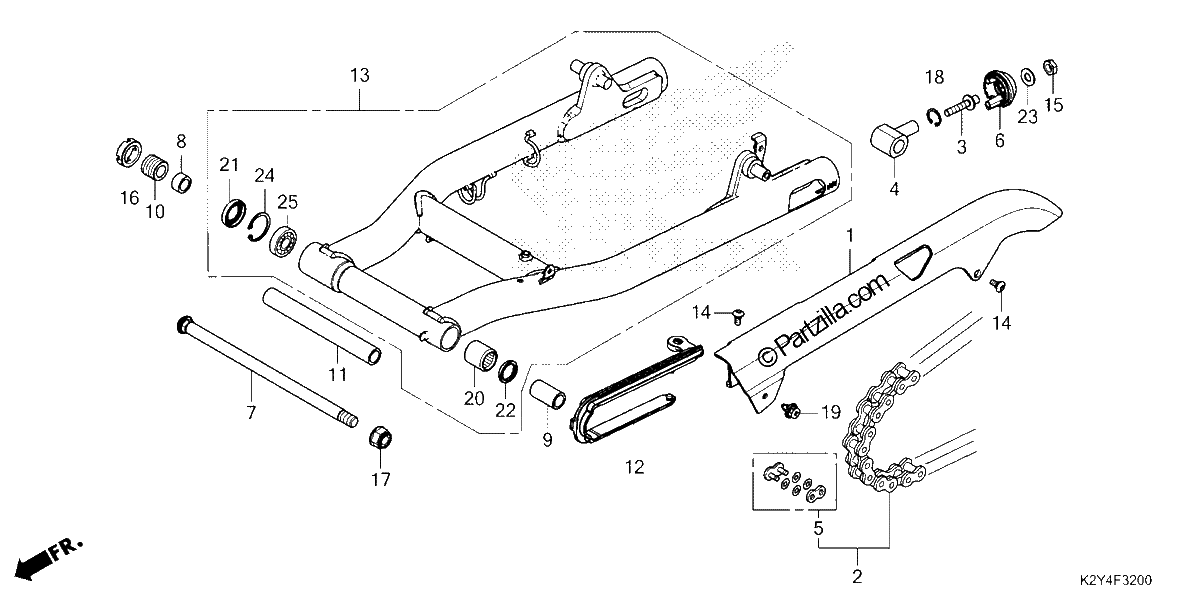 Diagrama de SWINGARM