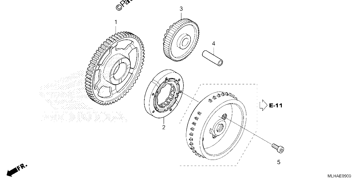 Diagrama de STARTING CLUTCH