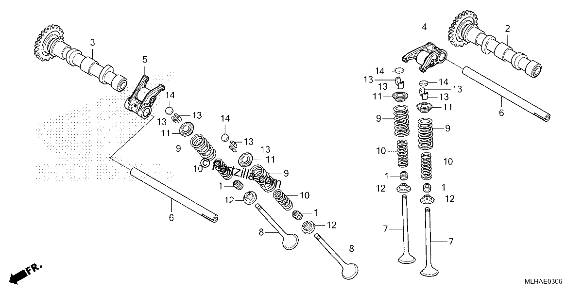 Diagrama de CAMSHAFT VALVE