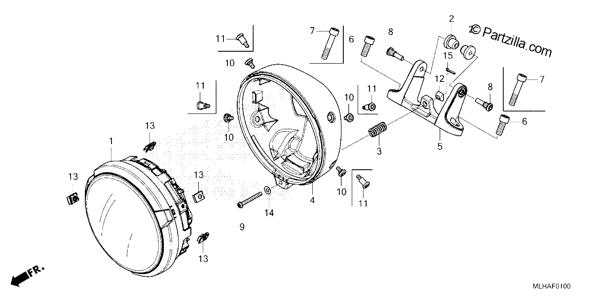 Diagrama de HEADLIGHT