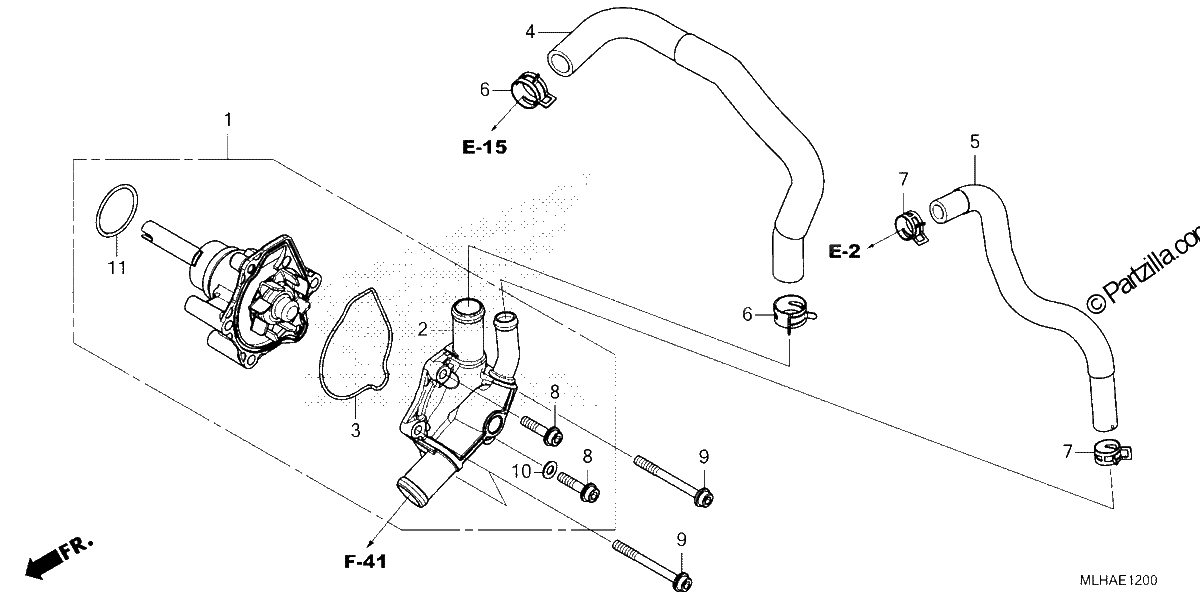 Diagrama de WATER PUMP