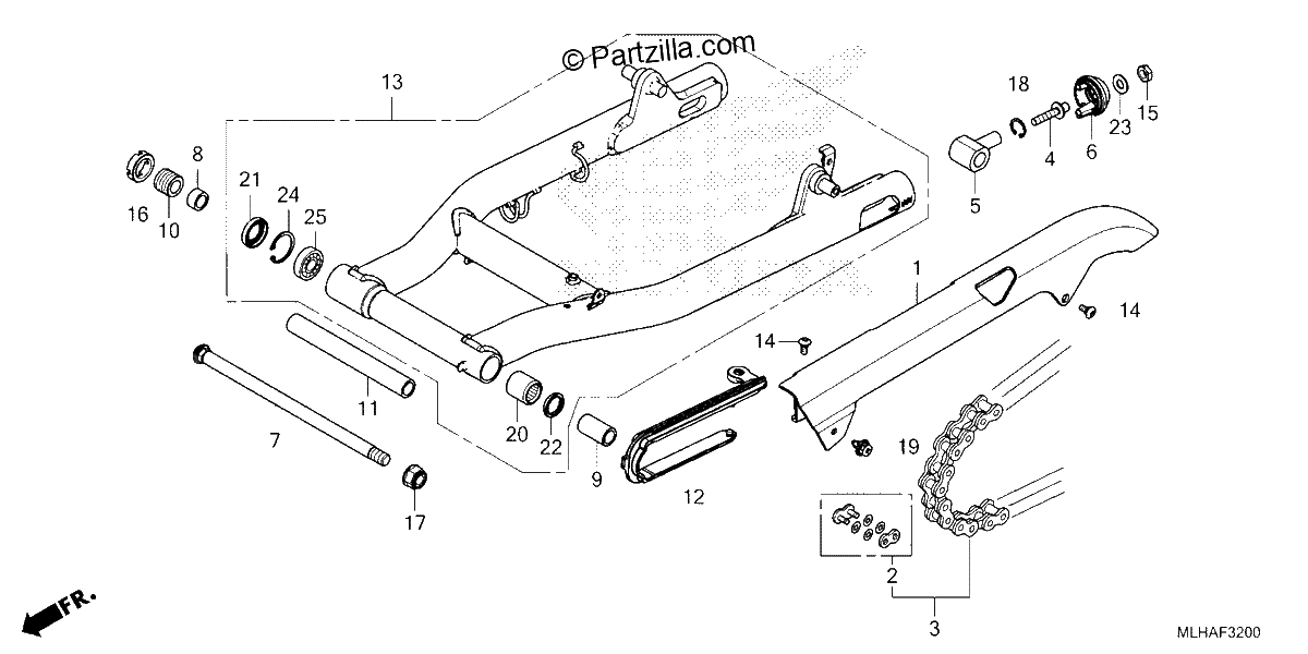 Diagrama de SWINGARM