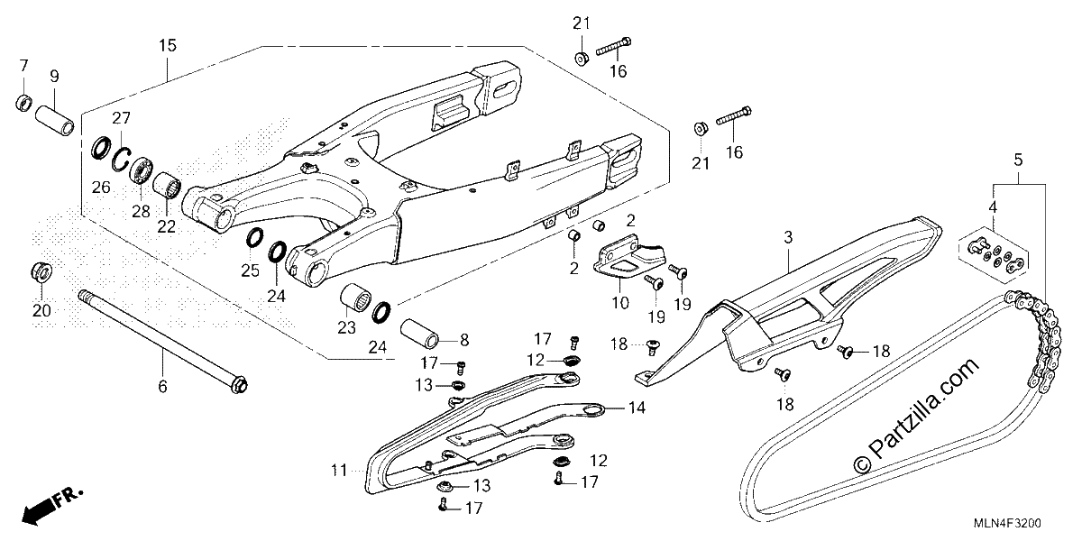 Diagrama de SWINGARM