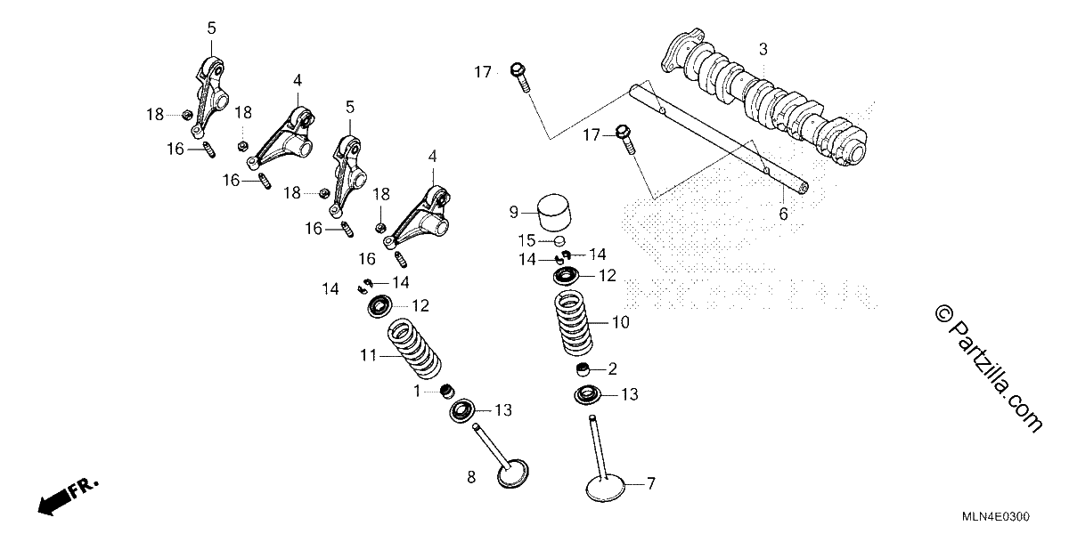 Diagrama de CAMSHAFT VALVE