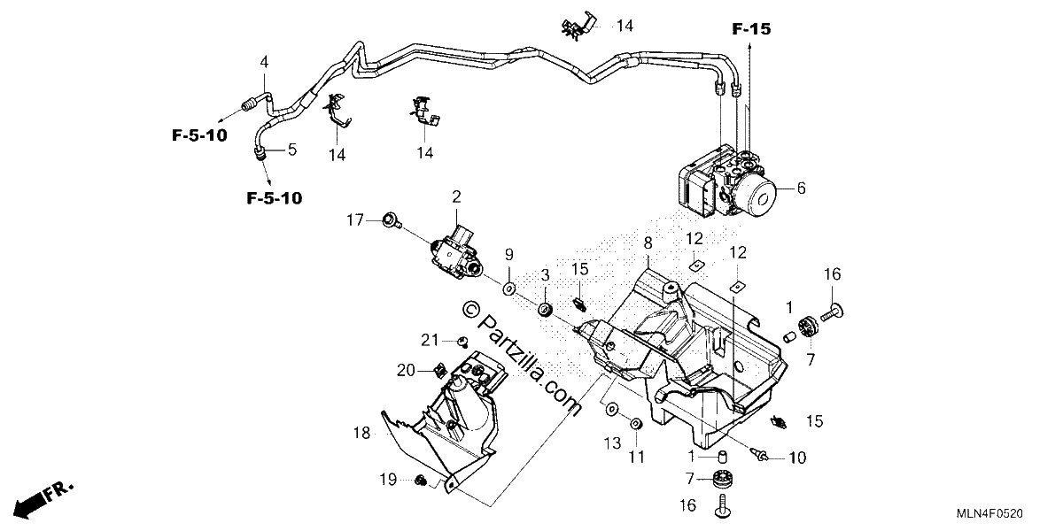Diagrama de ABS MODULATOR