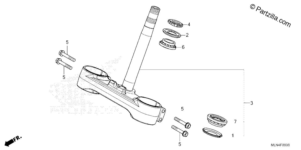 Diagrama de STEERING STEM