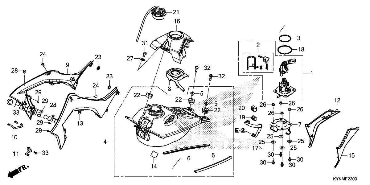 Diagrama de FUEL TANK