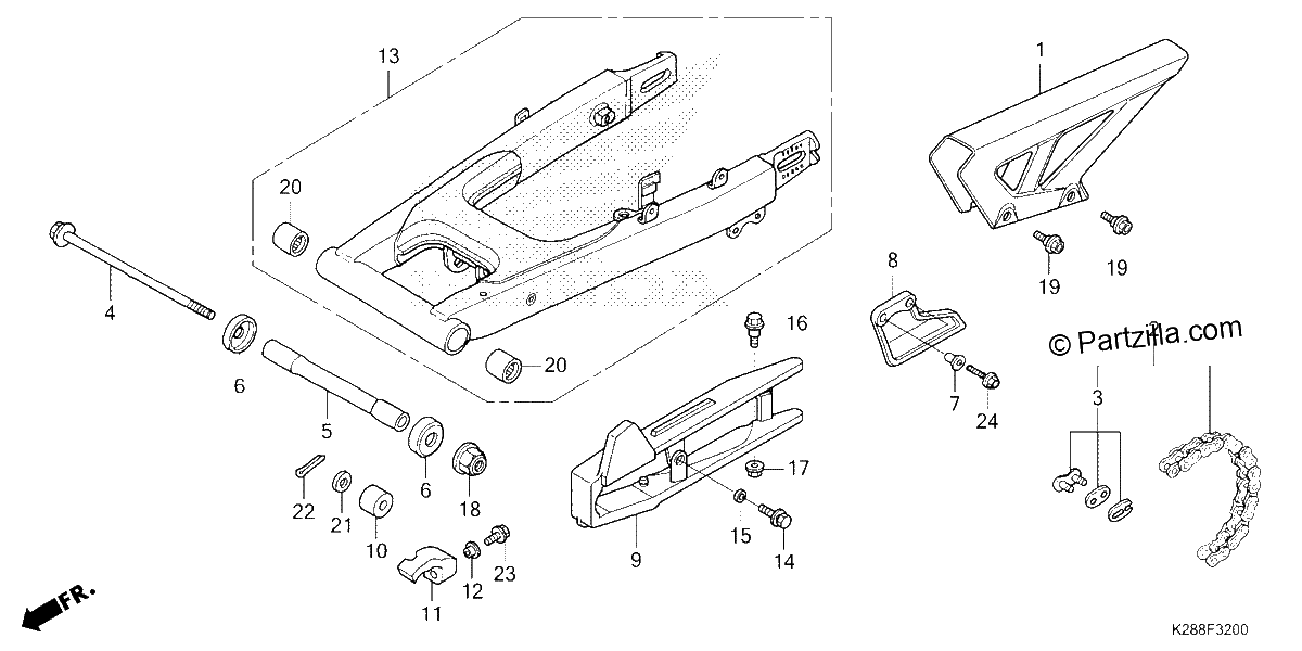 Diagrama de SWINGARM