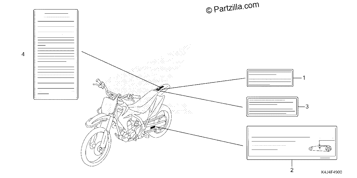 Diagrama de CAUTION LABEL