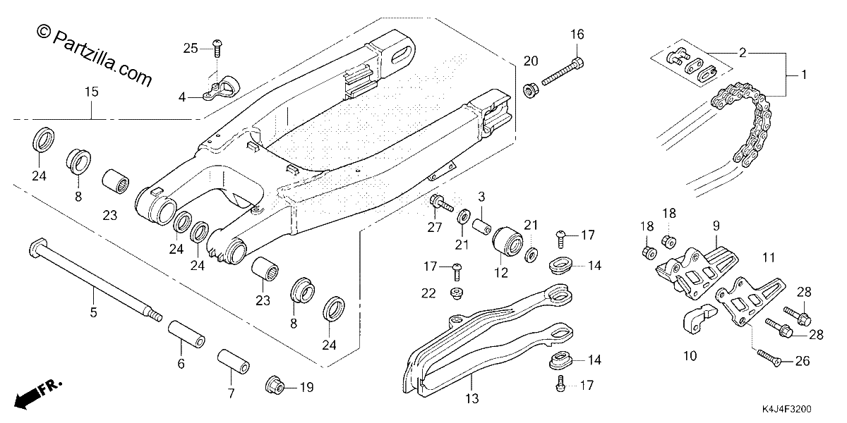 Diagrama de SWINGARM