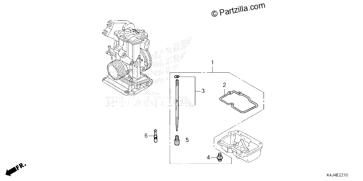 Diagrama de CARBURETOR OPTIONAL KIT