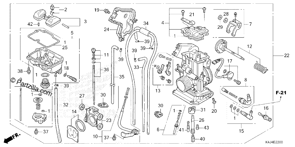 Diagrama de CARBURETOR
