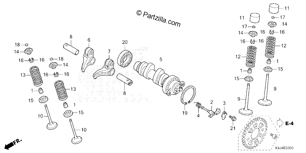 Diagrama de CAMSHAFT VALVE