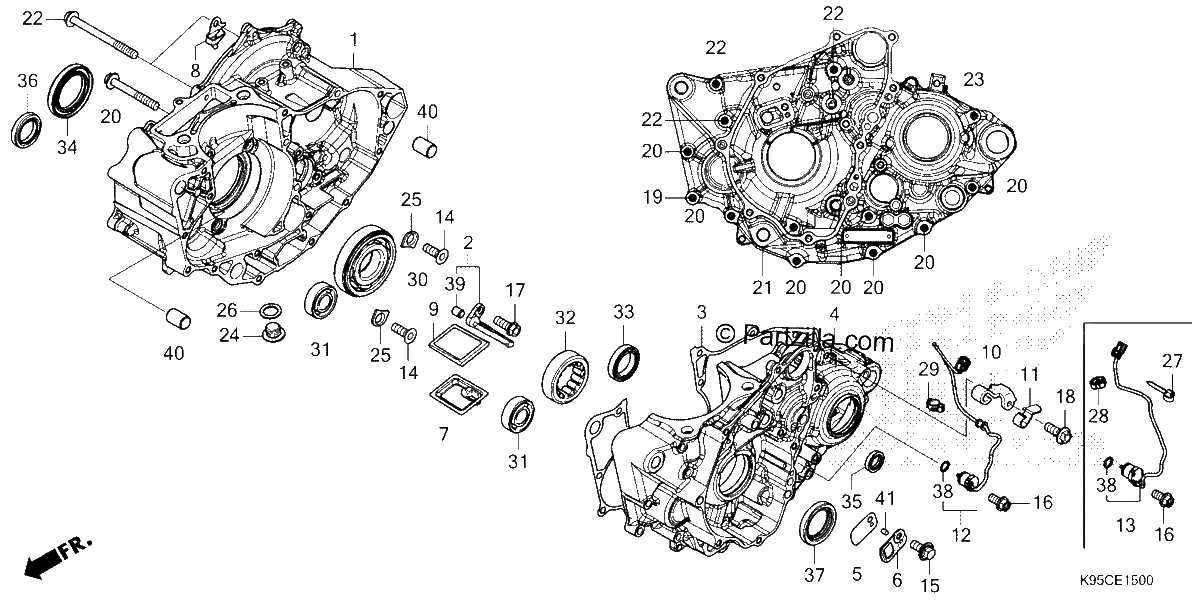 Diagrama de CRANKCASE