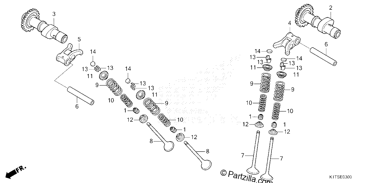 Diagrama de CAMSHAFT VALVE