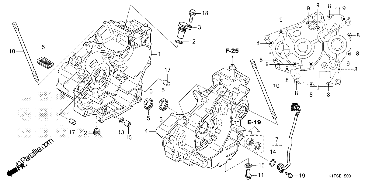 Diagrama de CRANKCASE