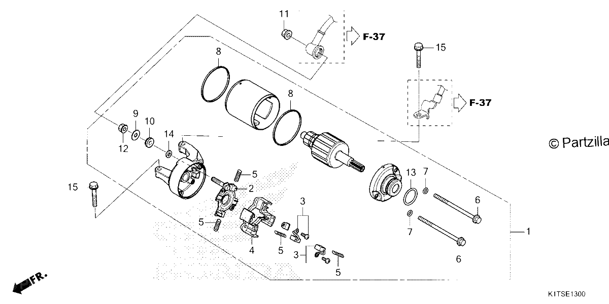 Diagrama de STARTER MOTOR
