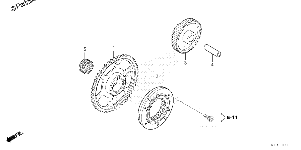 Diagrama de STARTING CLUTCH