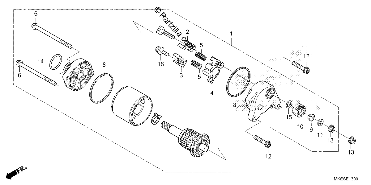Diagrama de STARTING MOTOR