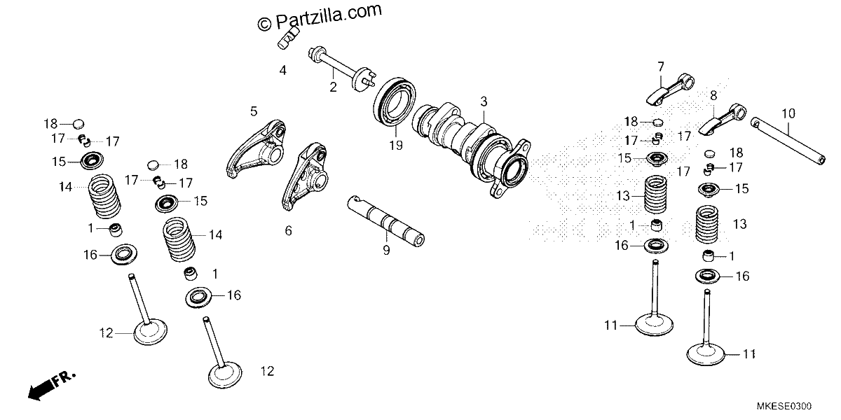 Diagrama de CAMSHAFT VALVE