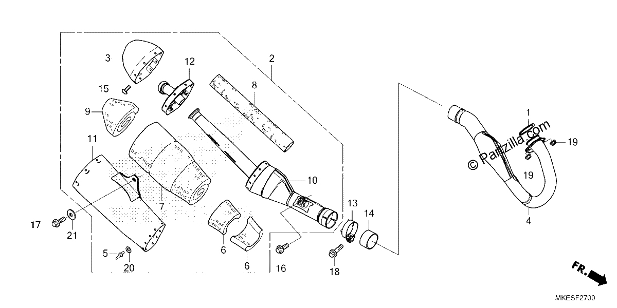 Diagrama de MUFFLER
