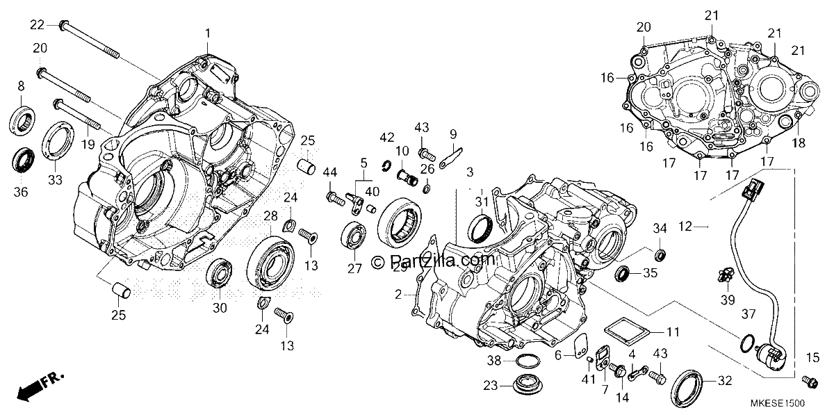 Diagrama de CRANKCASE