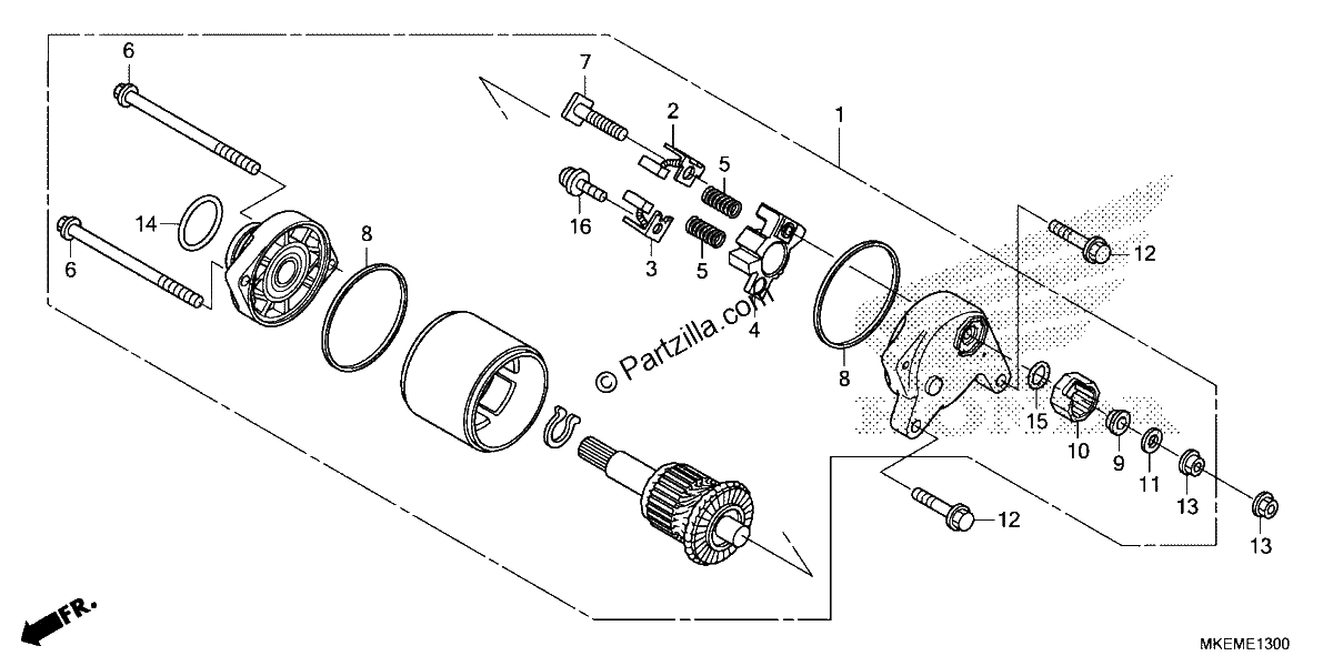 Diagrama de STARTING MOTOR