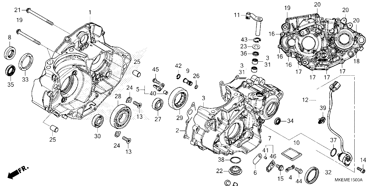 Diagrama de CRANKCASE