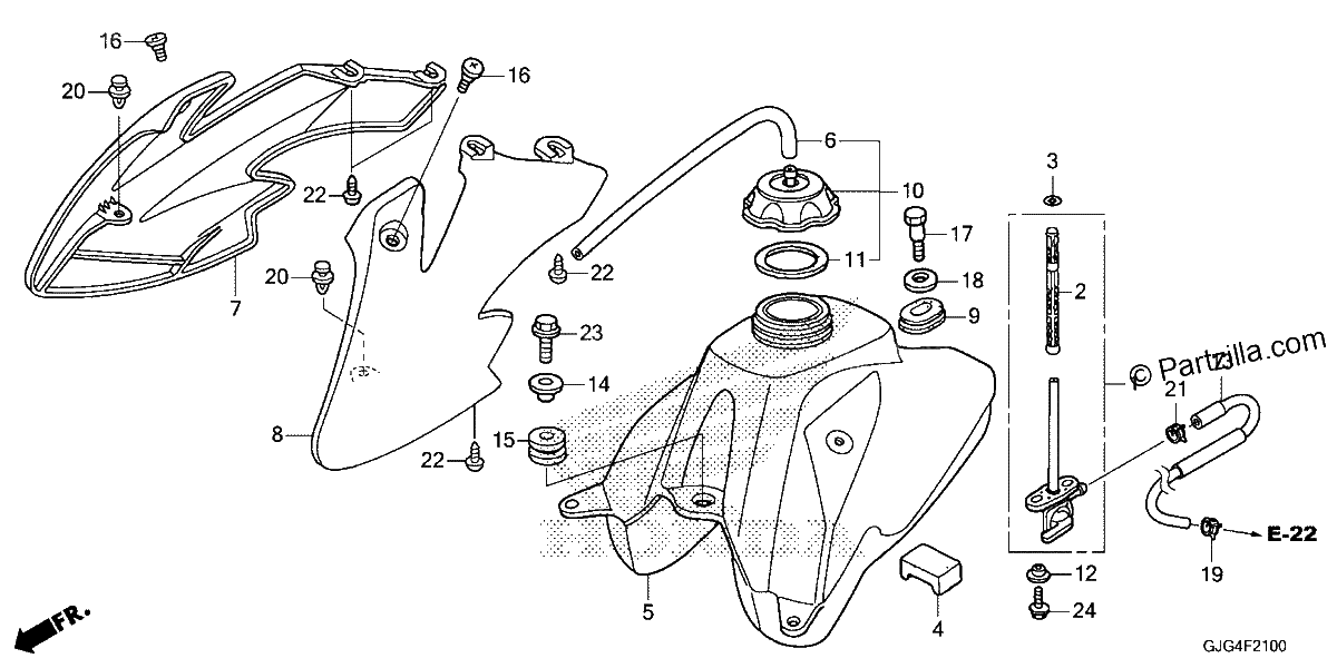 Diagrama de FUEL TANK