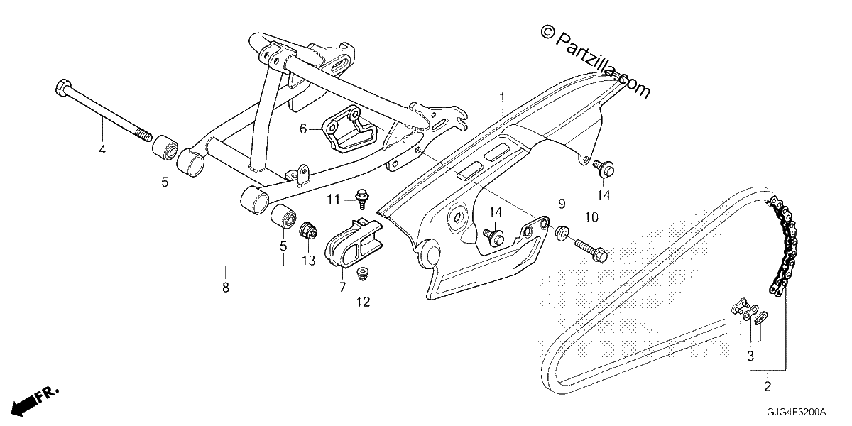 Diagrama de SWINGARM