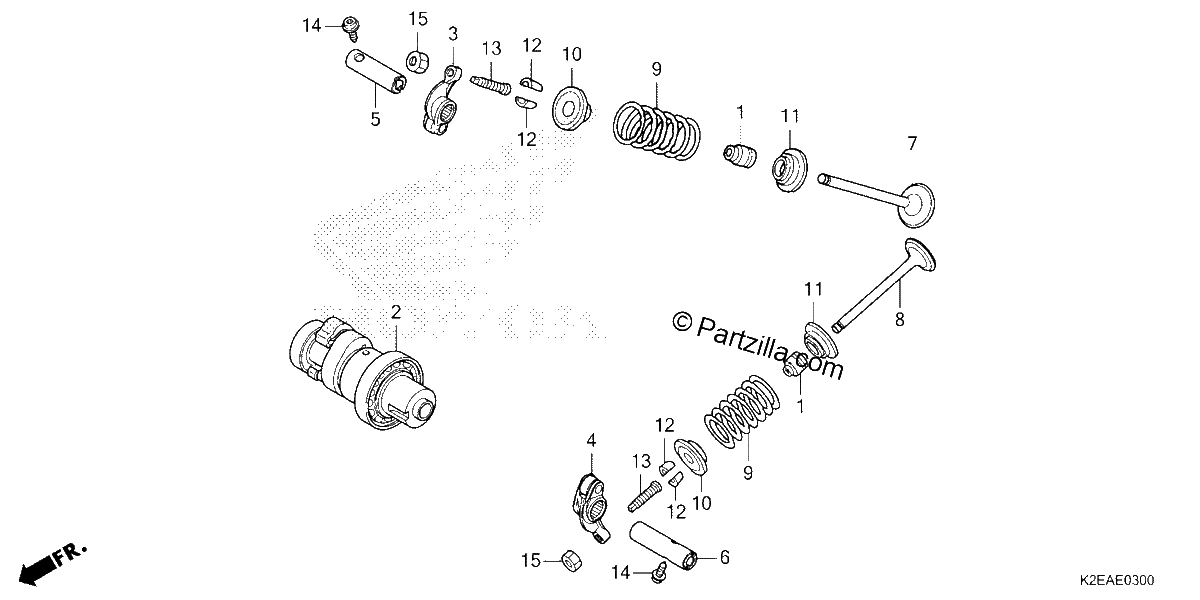 Diagrama de CAMSHAFT VALVE