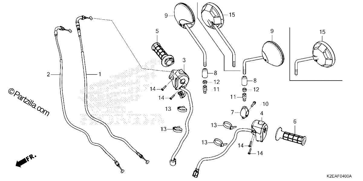 Diagrama de SWITCH CABLE MIRROR