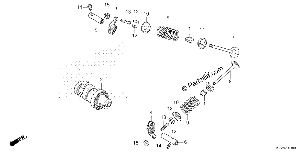 Diagrama de CAMSHAFT VALVE