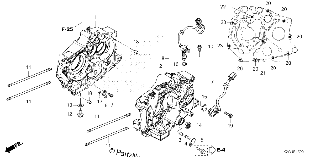 Diagrama de CRANKCASE