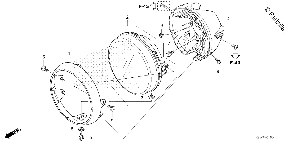 Diagrama de HEADLIGHT