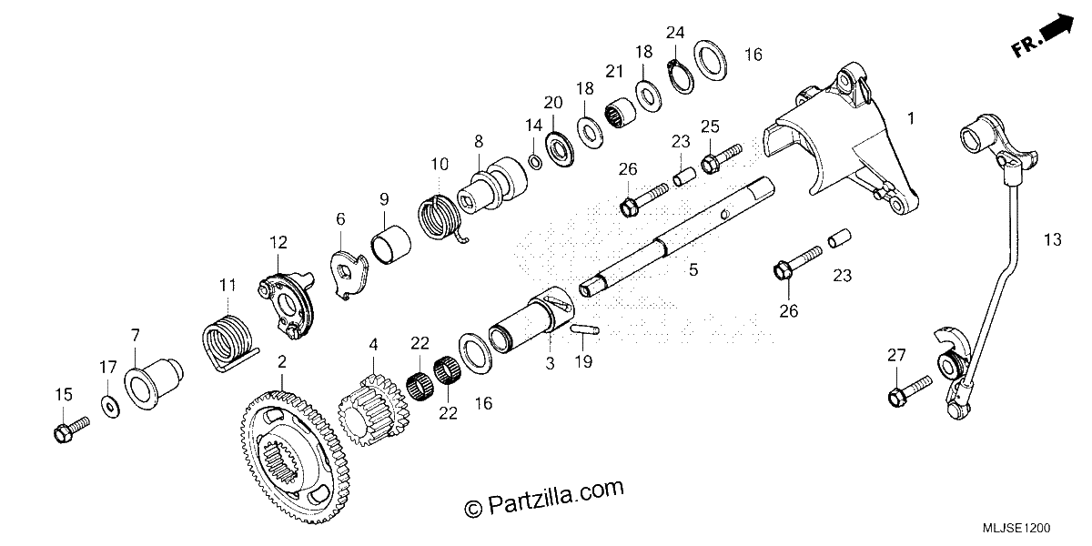 Diagrama de REVERSE GEAR