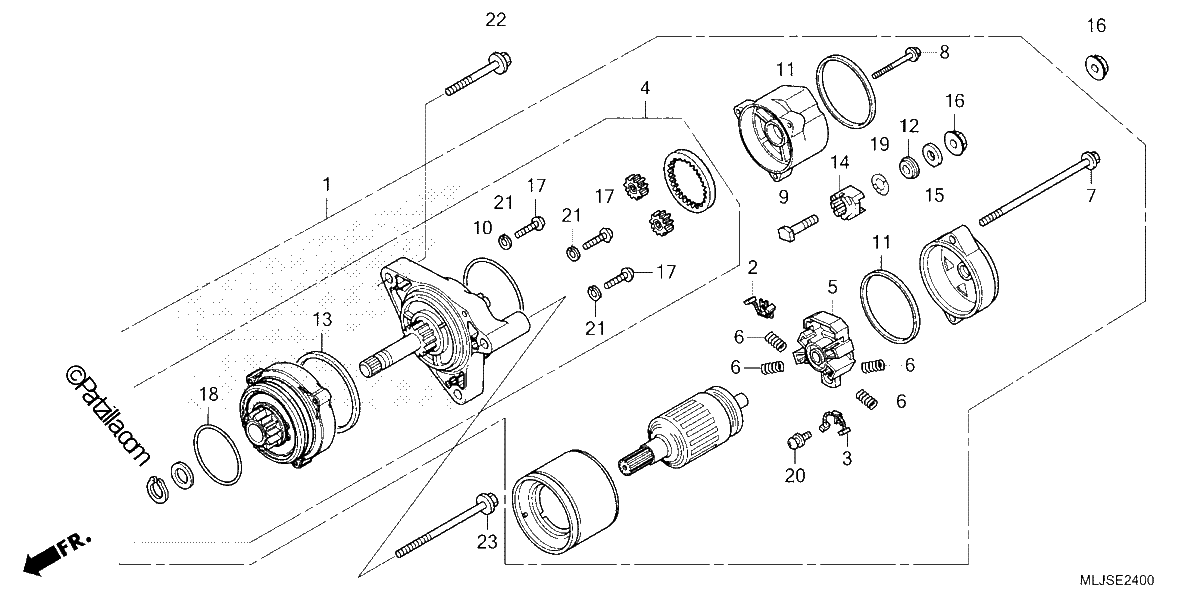 Diagrama de REVERSE MOTOR