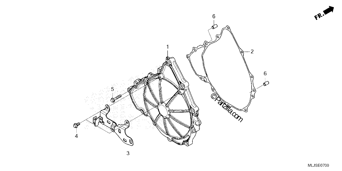 Diagrama de CLUTCH COVER